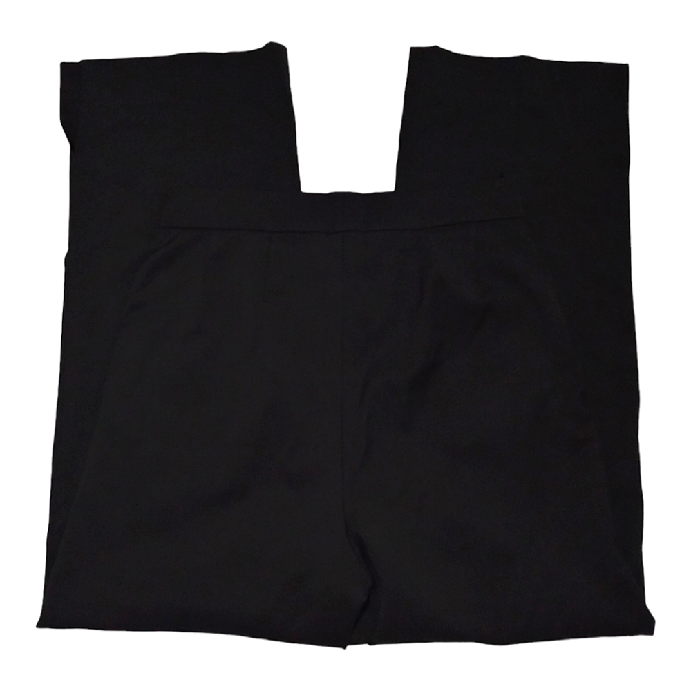 FENDI Wool Blend Slit Wide Leg Flat Front Trouser High Rise Pants - Picture 2 of 7